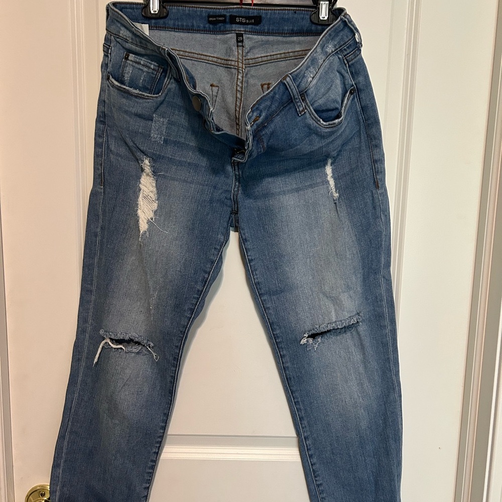 STS Blue Distressed Boyfriend Jeans